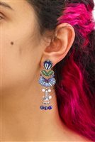 Ohrringe Ayala Bar Dame Blue Domes in  Metall-Legierung Cristallo R2415 - R2415